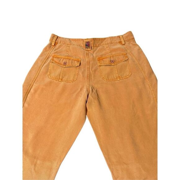 Pulp women's mid-rise butter scotch side panel Tencel bootcut pants 8/M - Picture 6 of 7